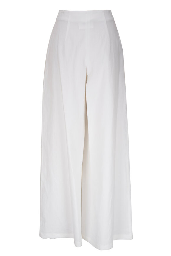 TWP - Drew White Wide-Leg Pant 