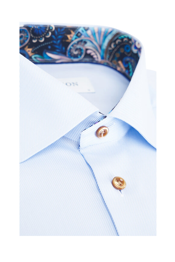 Eton - Light Blue Cotton Dress Shirt