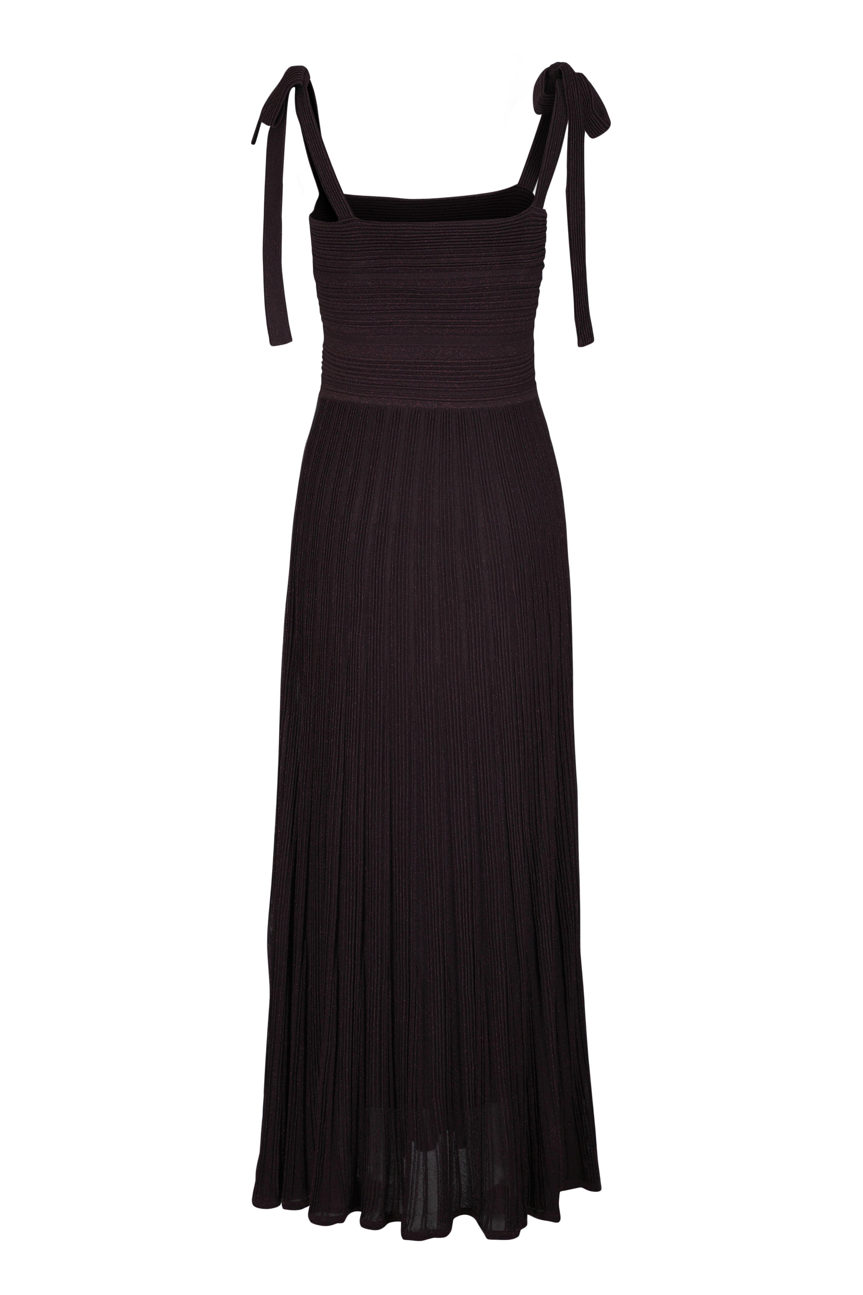 Zimmermann - Lucky Metallic Chocolate Tie Dress | Mitchell