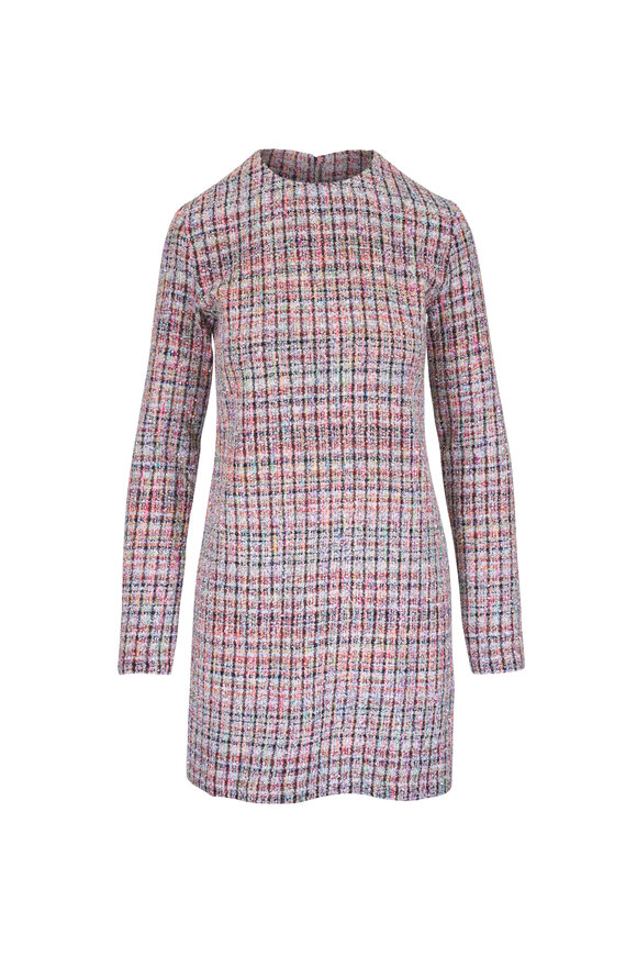 Missoni Chalk & Rust Long Sleeve Mini Dress