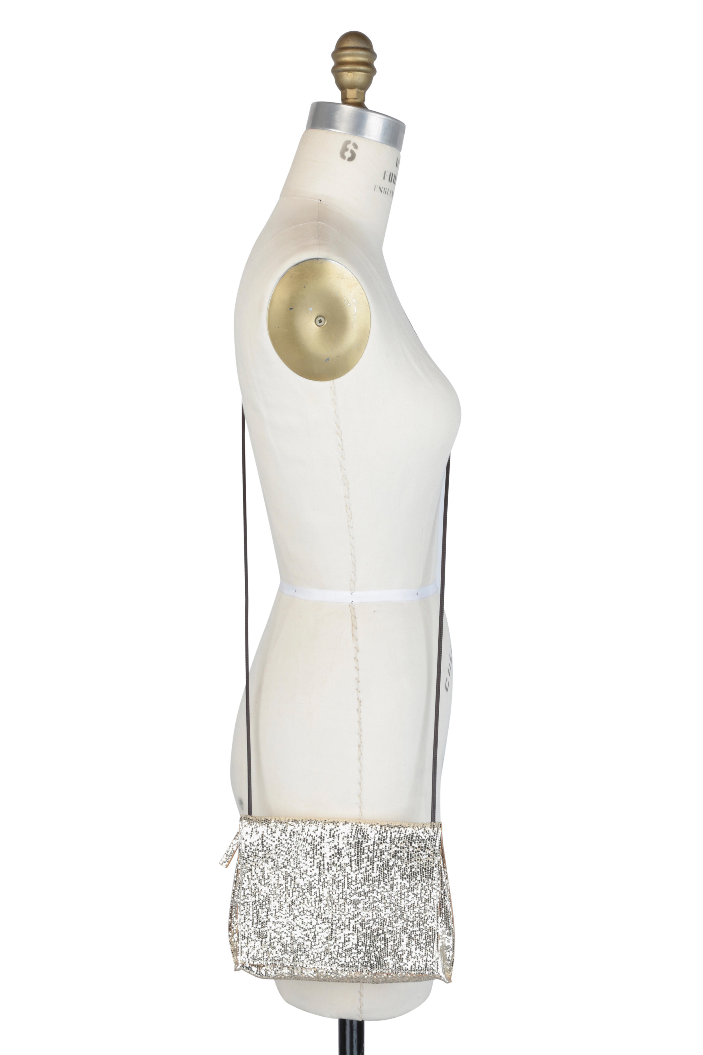 B May Bags - Prosecco Metallic Leather Crossbody