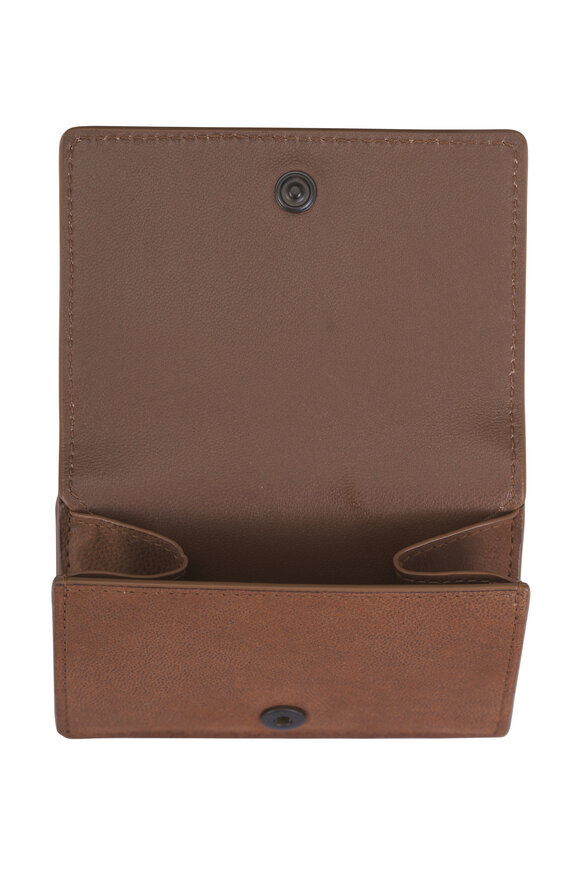 Balenciaga Le City Caramel Vintage Leather Card Holder - view 4