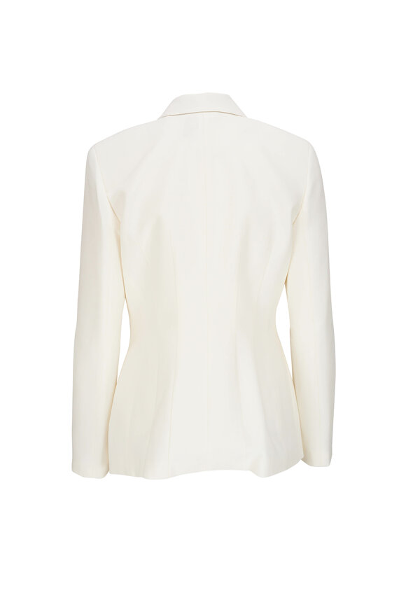 Lafayette 148 New York - Cloud Wool & Silk Crepe Single Button Blazer 