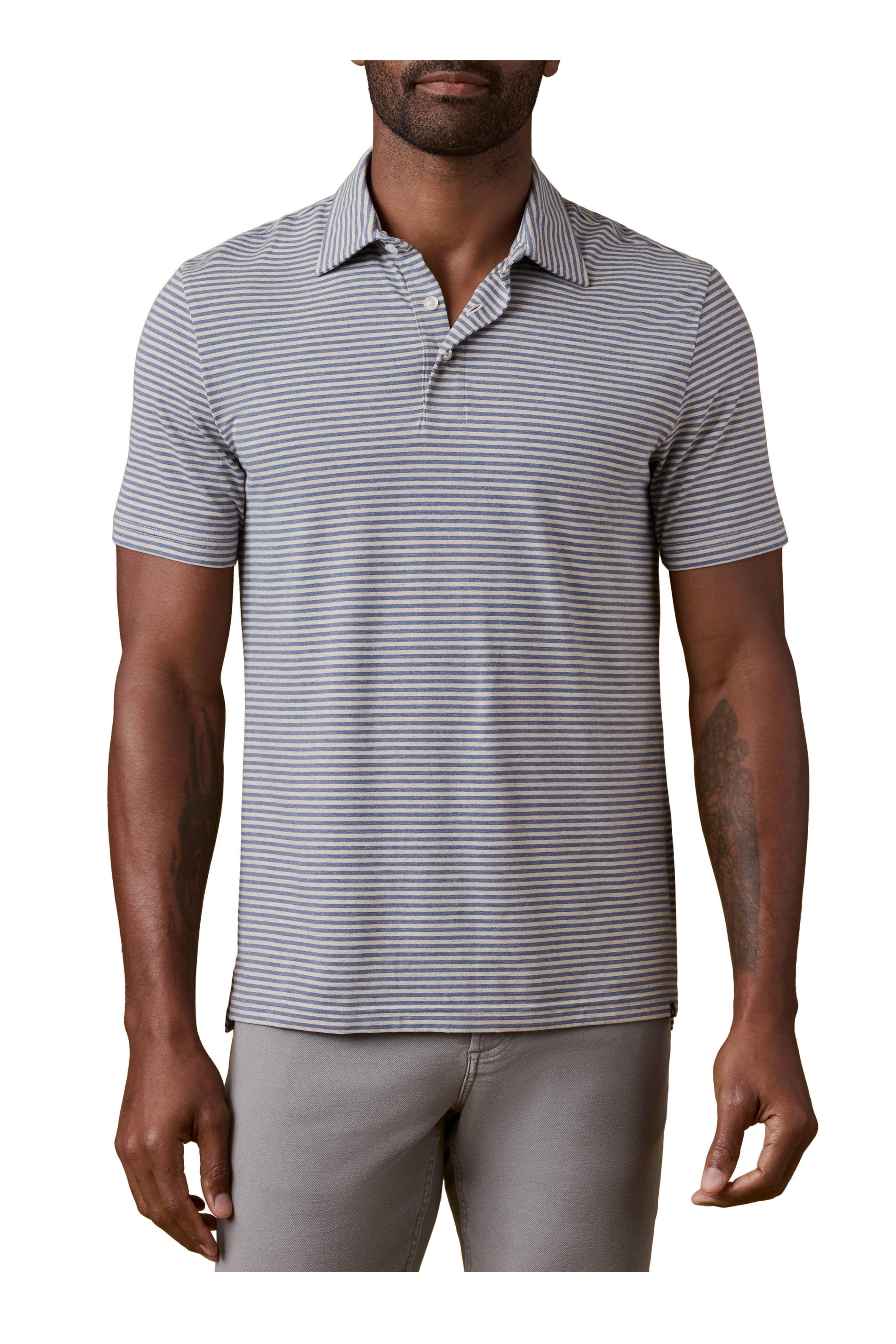 Faherty Brand - Movement Pebble Beach Stripe Polo - view 3