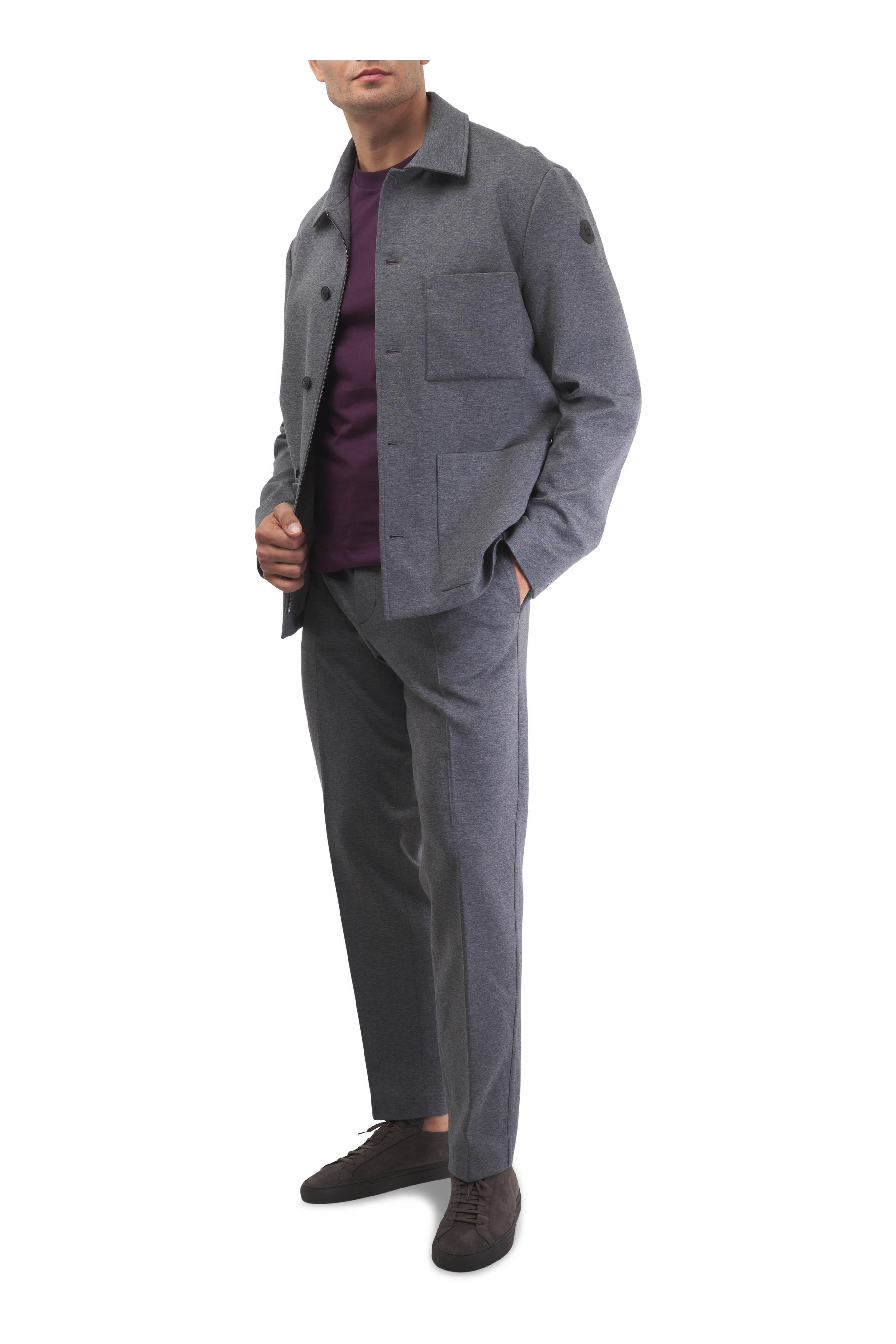 Moncler - Dark Gray Cotton Pant | Mitchell Stores Moncler - Dark Gray Cotton Pant | Mitchell Stores