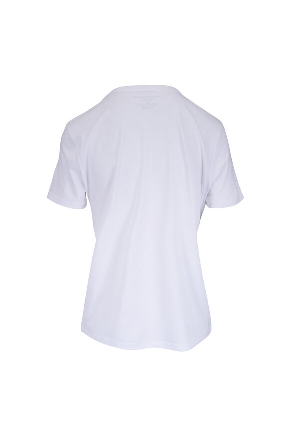 Majestic White Crewneck T-Shirt - view 3