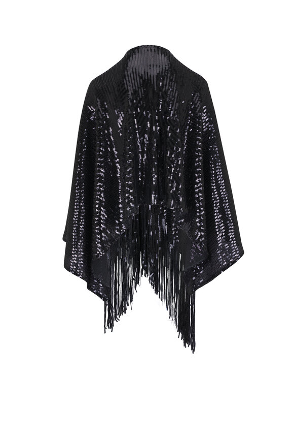 Talbot Runhof - Fringe Sequin Stole