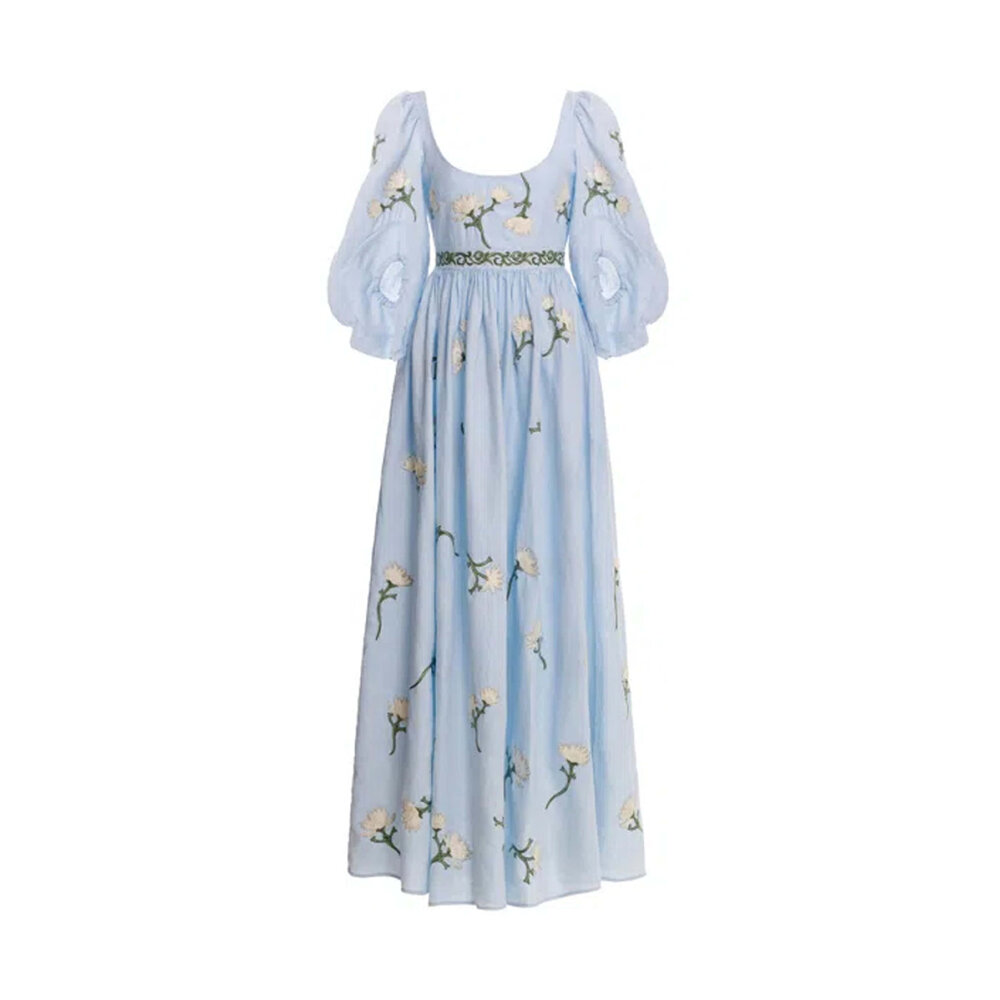 agua bendita blue dress Bella and Bloom Boutique main image 0