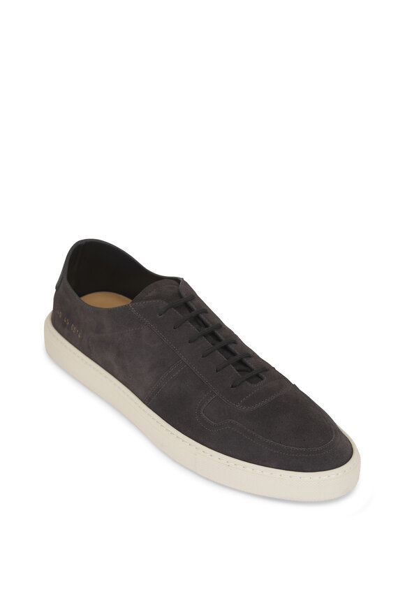 Common Projects BBall Black Suede Low Top Sneaker