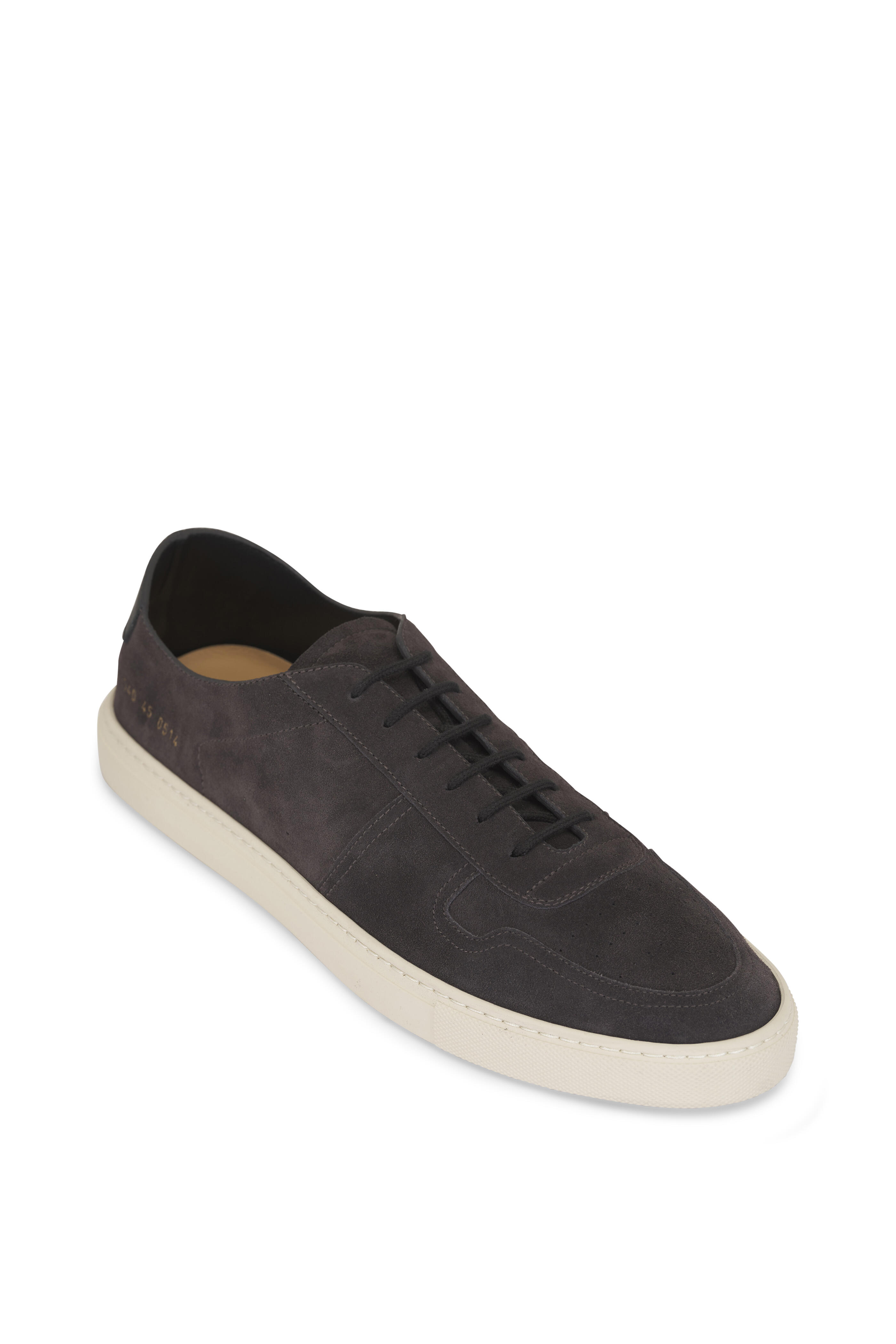 Common Projects - BBall Black Suede Low Top Sneaker