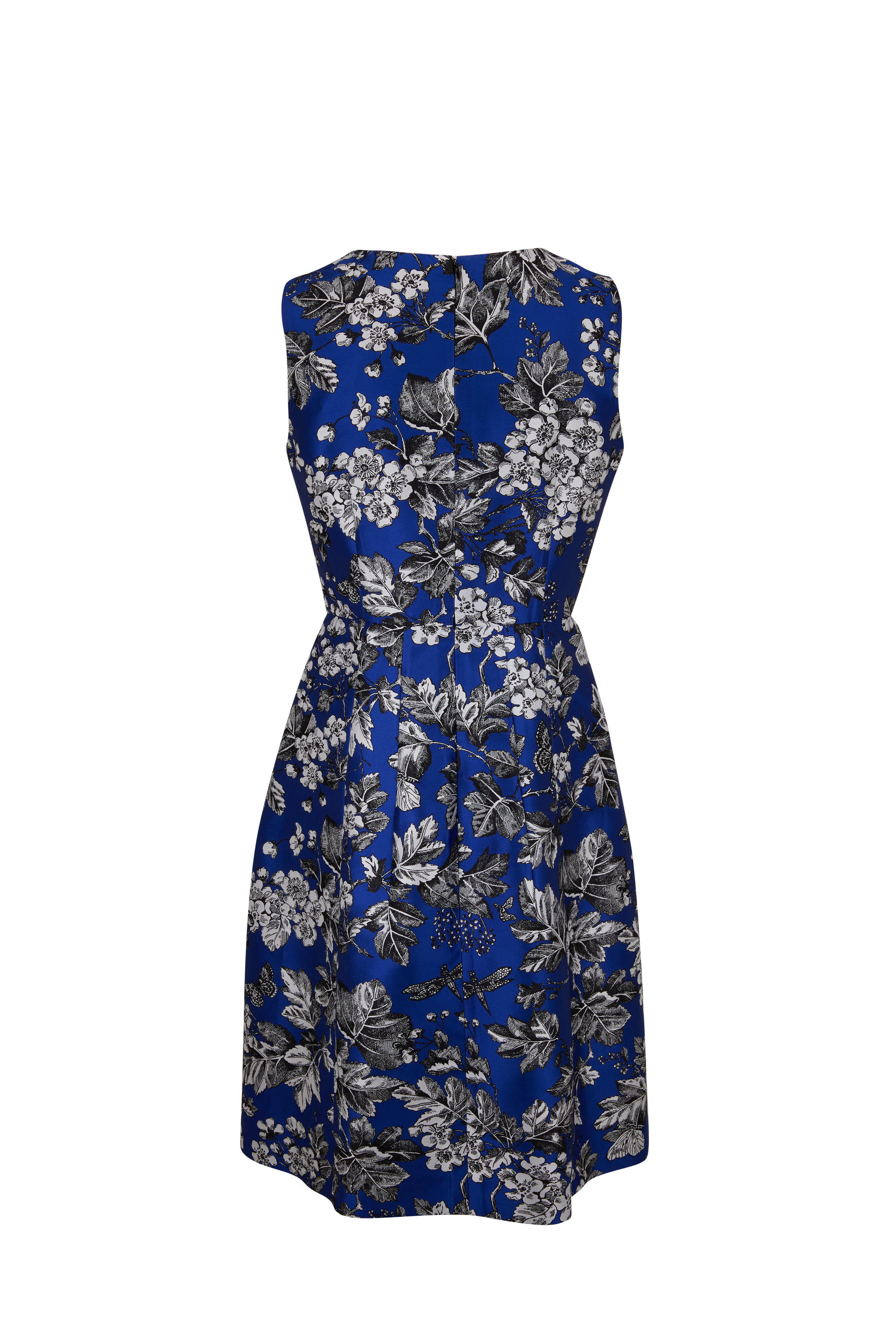 cobalt blue sleeveless dress Blue Saskia Mini Dress