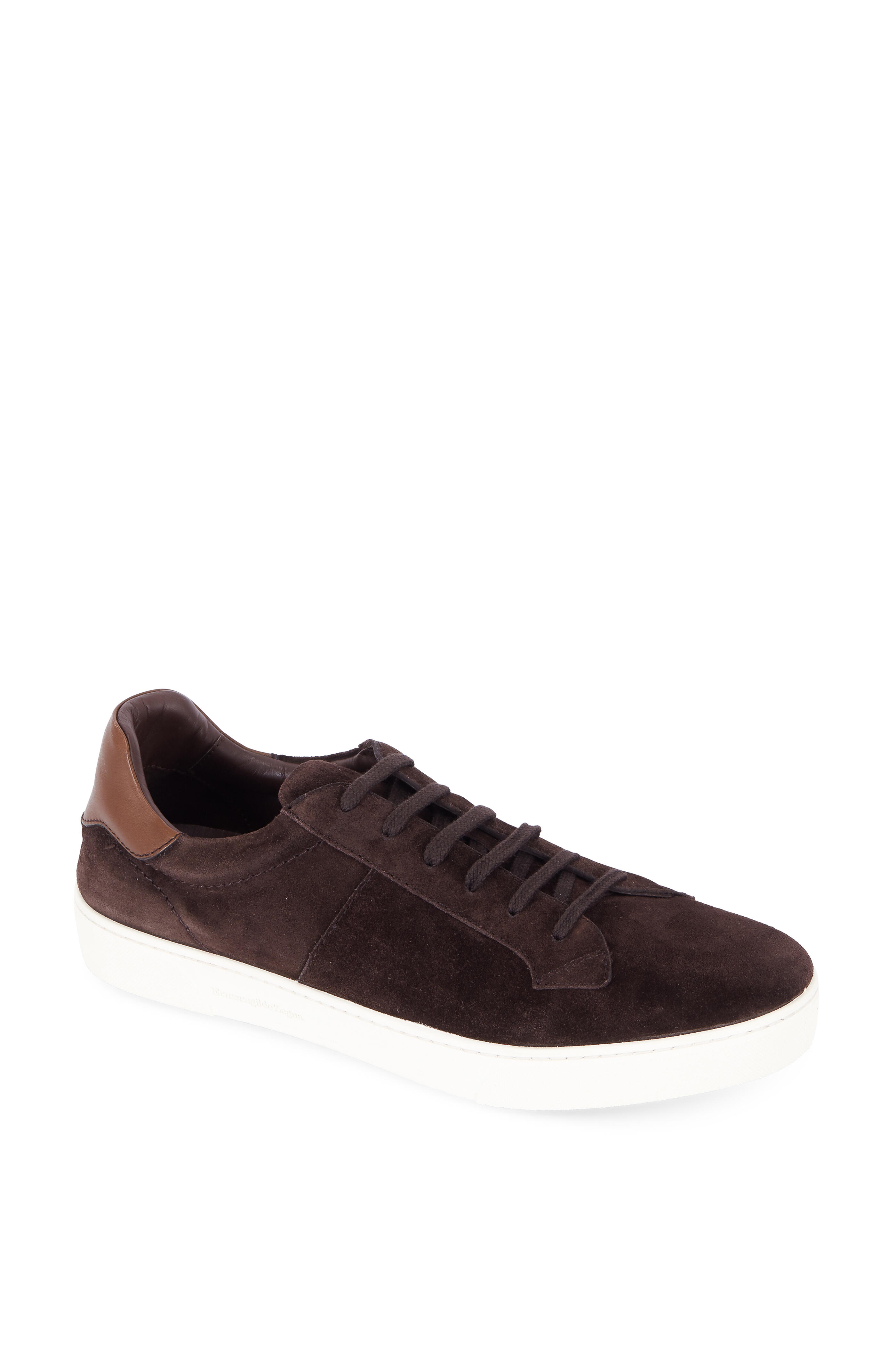 Zegna vittorio discount leather sneaker