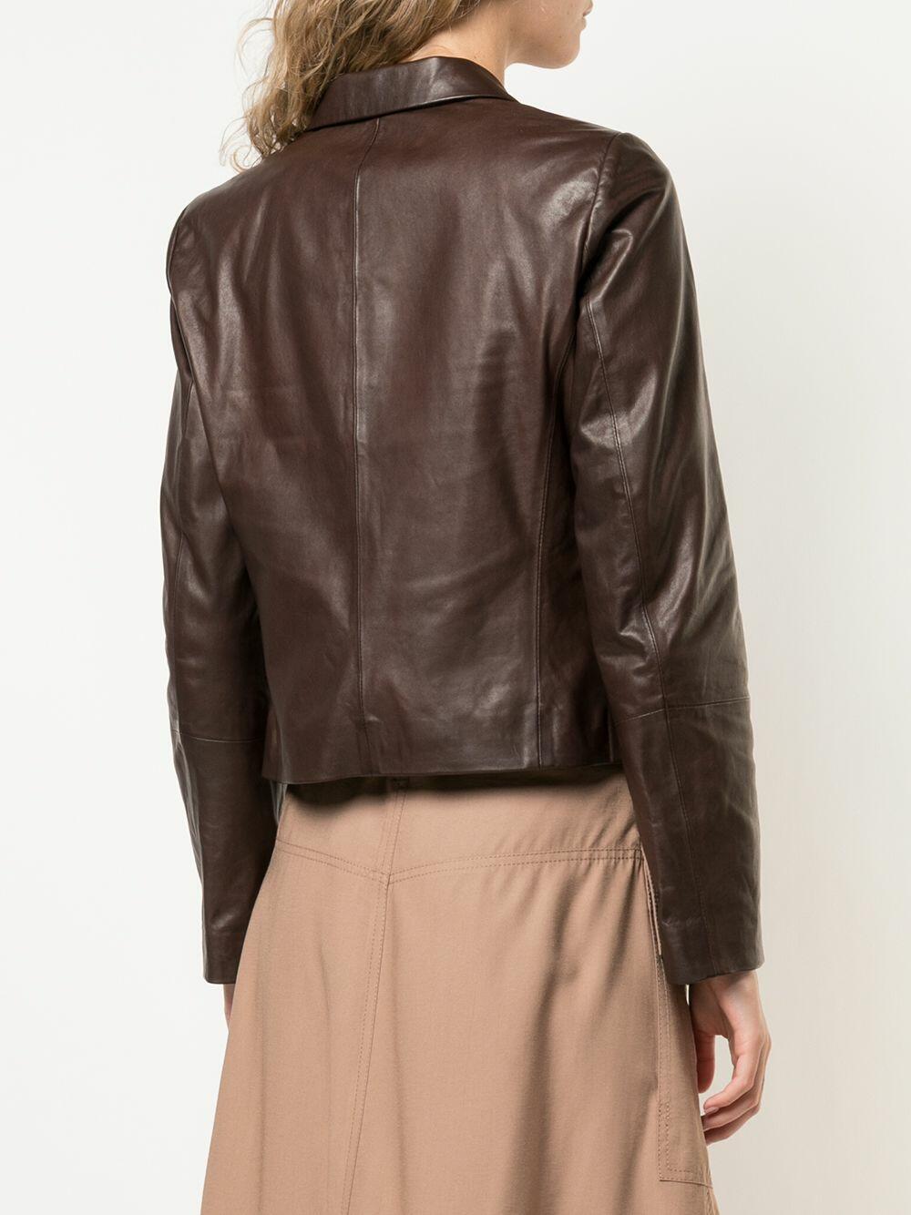 【関税＆送料込み】Brunello Cucinelli Leather Outerwears Brunello Cucinelli Leather jackets for Women | Online Sale