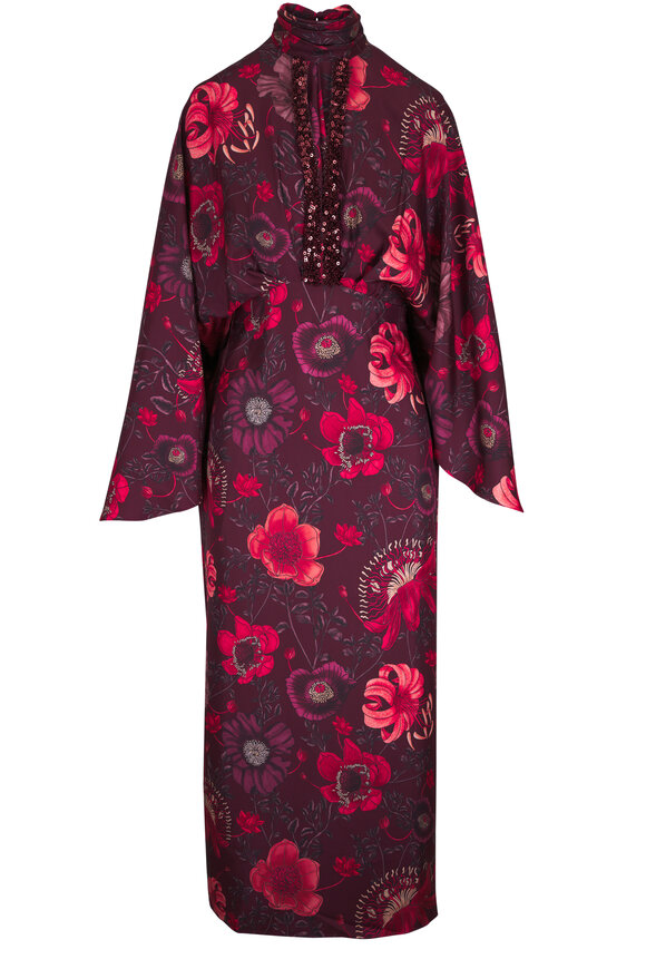 Johanna Ortiz Hidden Flower Embellished Maxi Dress - view 1