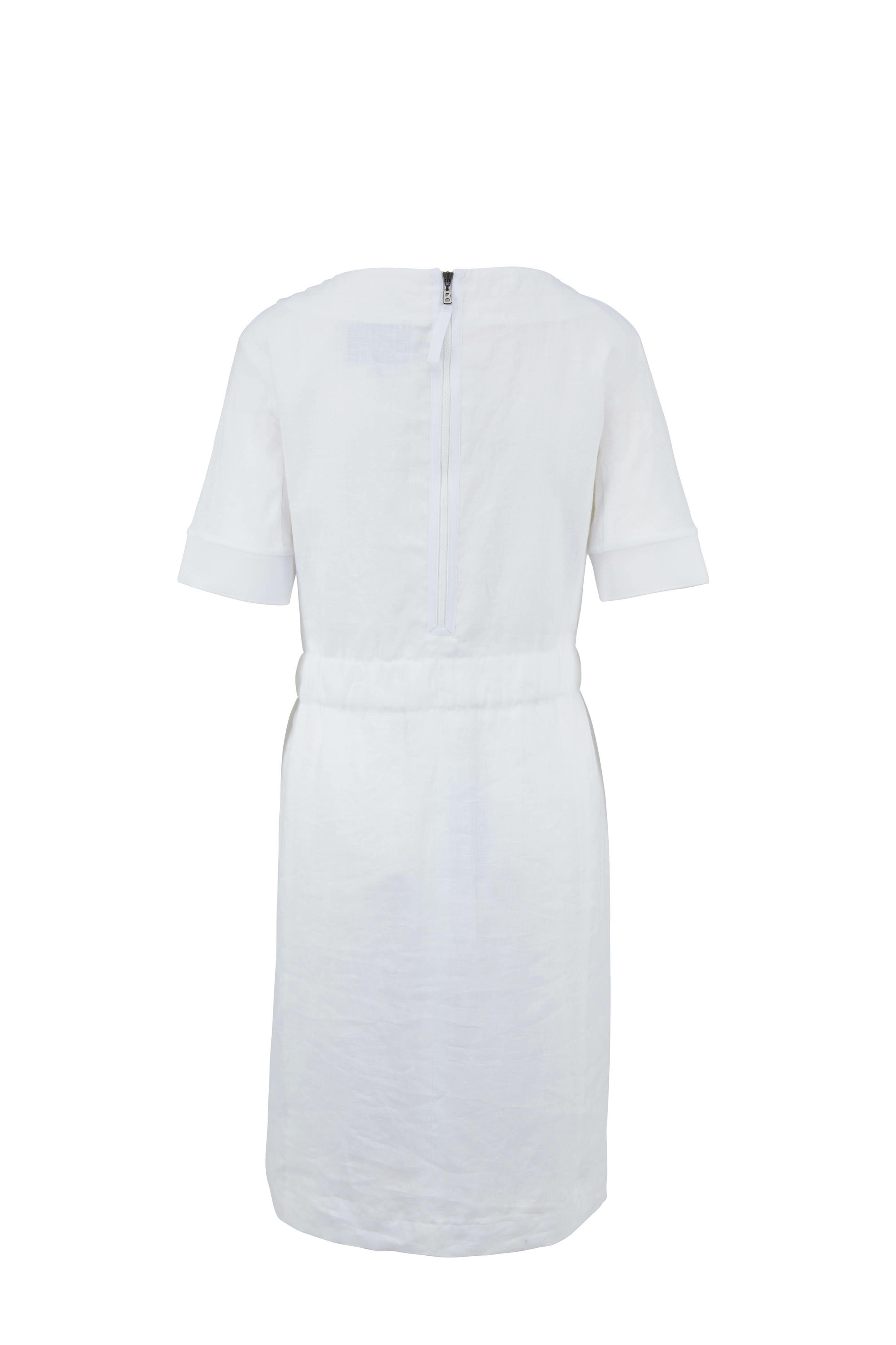 Amelia Linen Dress in Black
