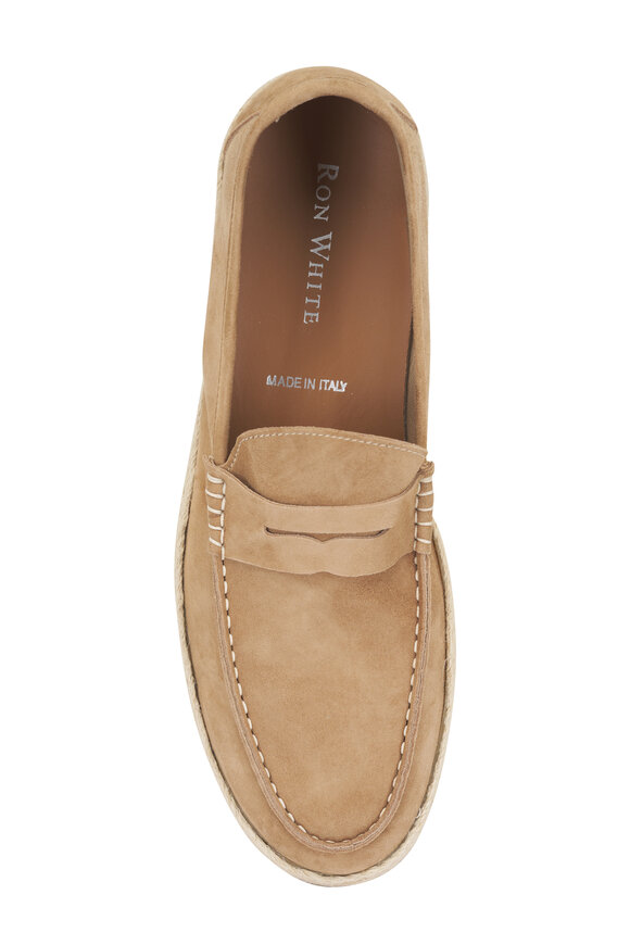Ron White Dylan Caramel Suede Penny Loafer - view 4