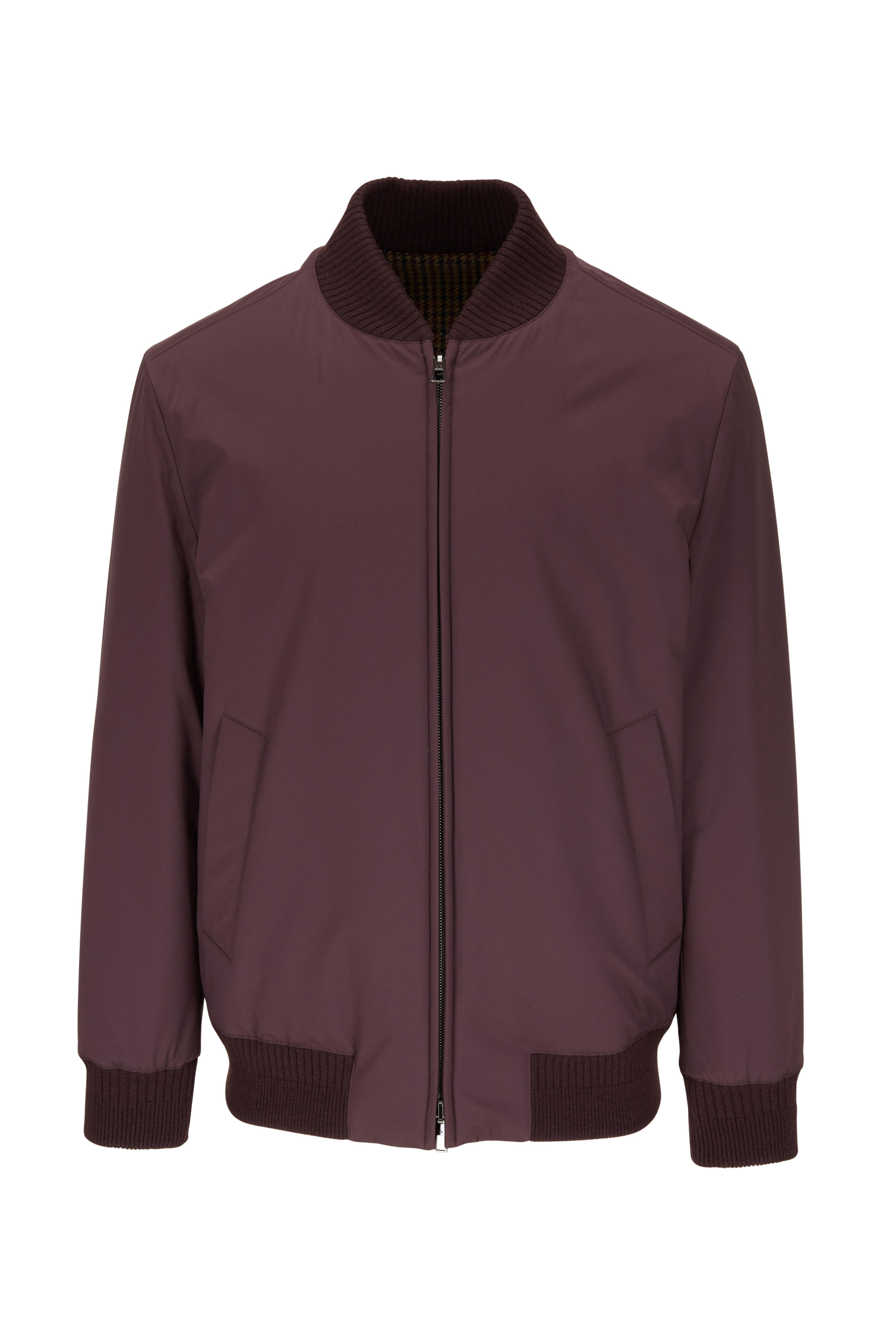 Loro Piana - Granton Dark Burgundy Reversible Bomber Jacket