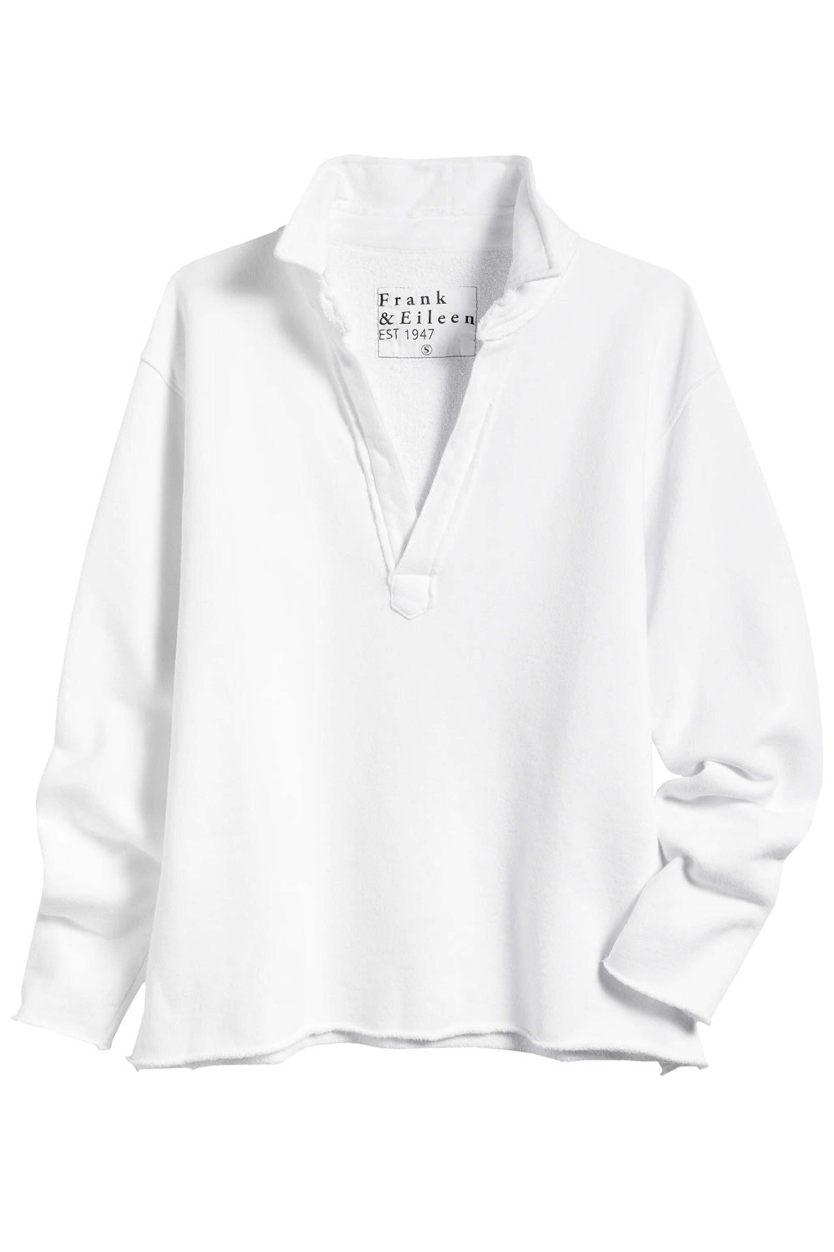 Frank & Eileen - Vintage White Patrick Popover Henley