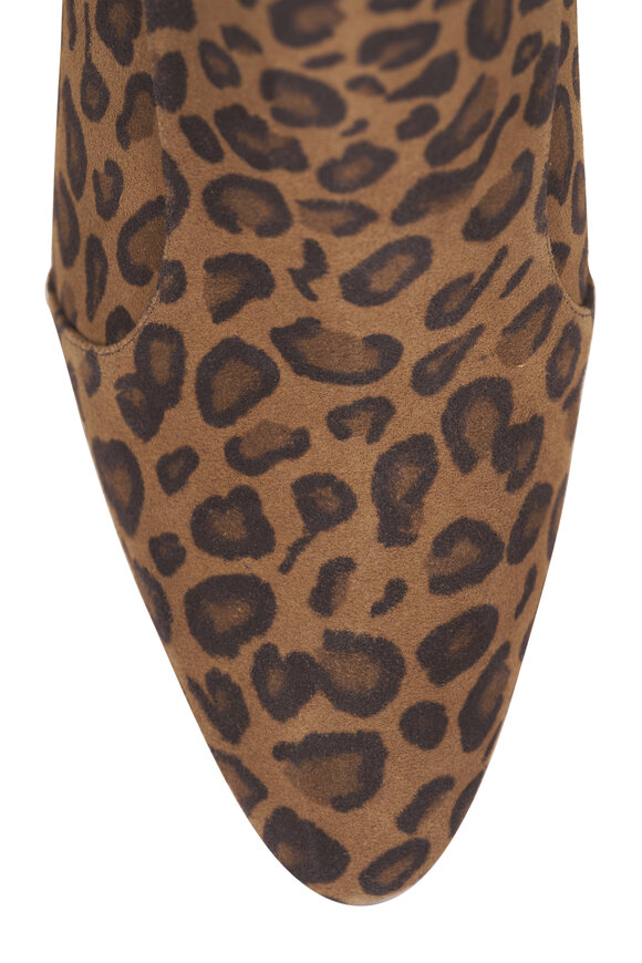 Manolo Blahnik Myconia Animal Print Suede Bootie, 50mm - view 4