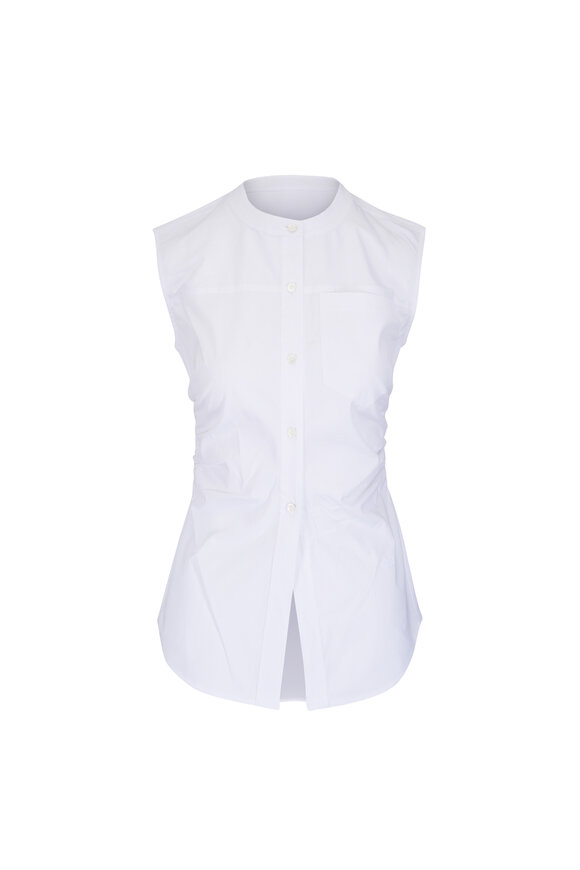 Veronica Beard Harini White Sleeveless Top - view 1