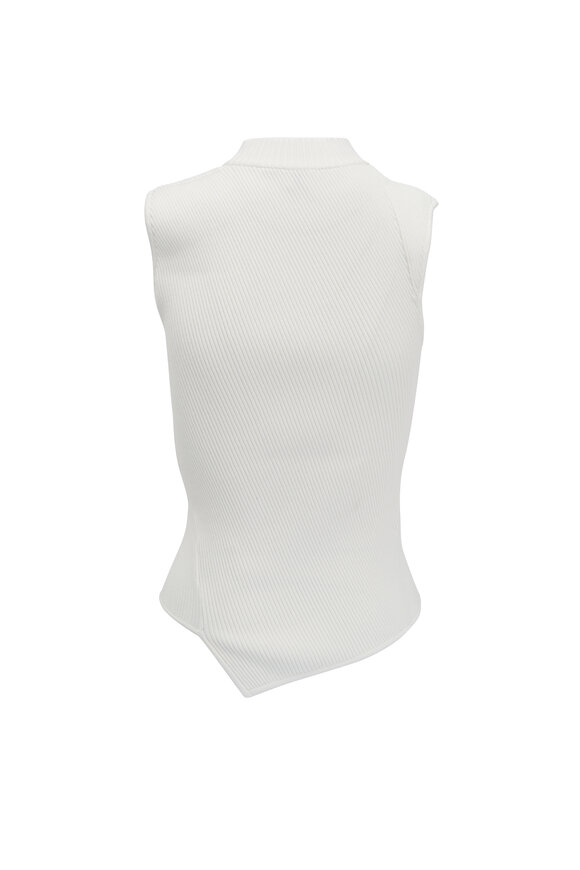 Totême - Meringue Asymmetric Knit Top