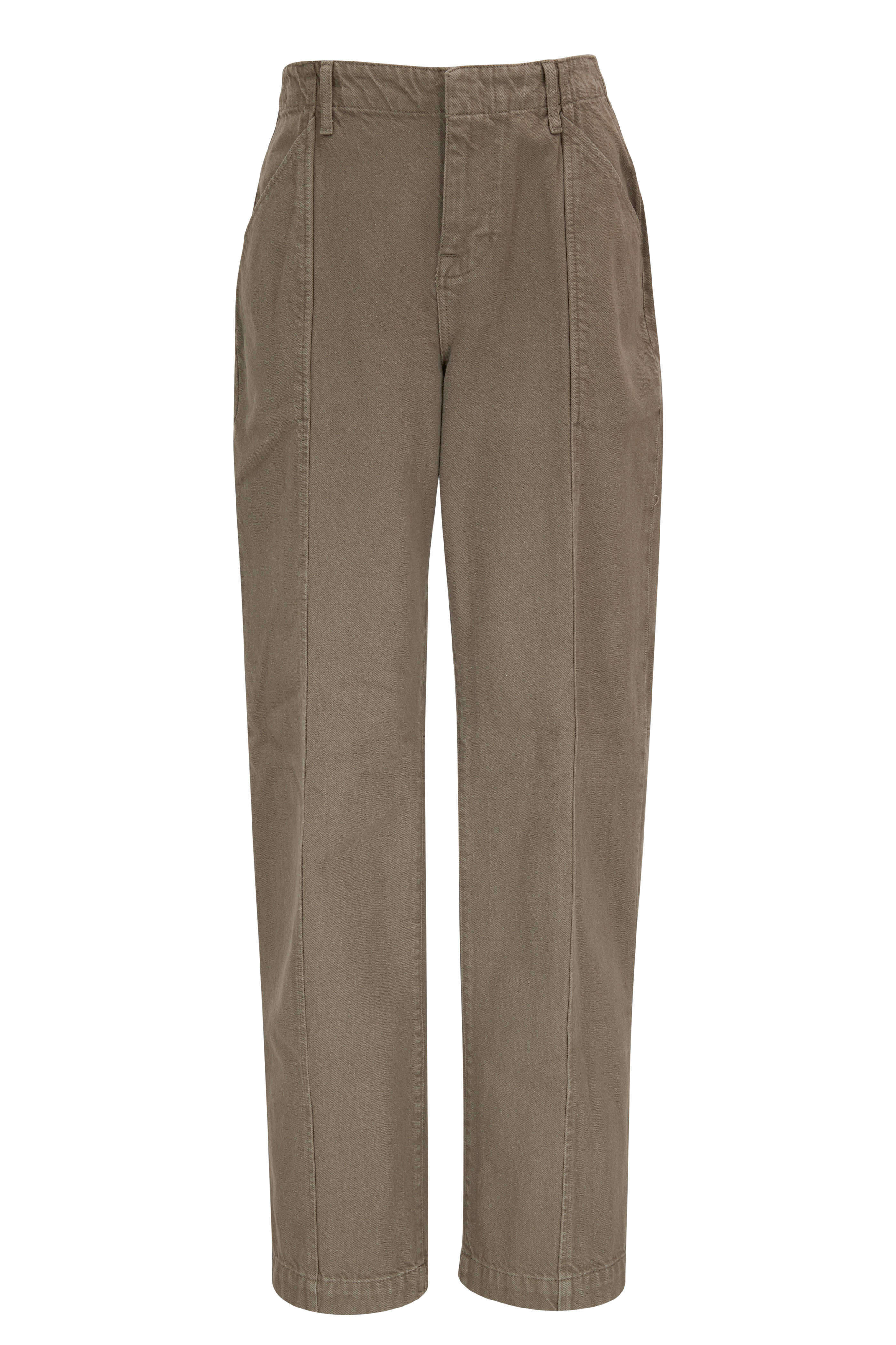 Frame - Army Green Relaxed Fit Pant