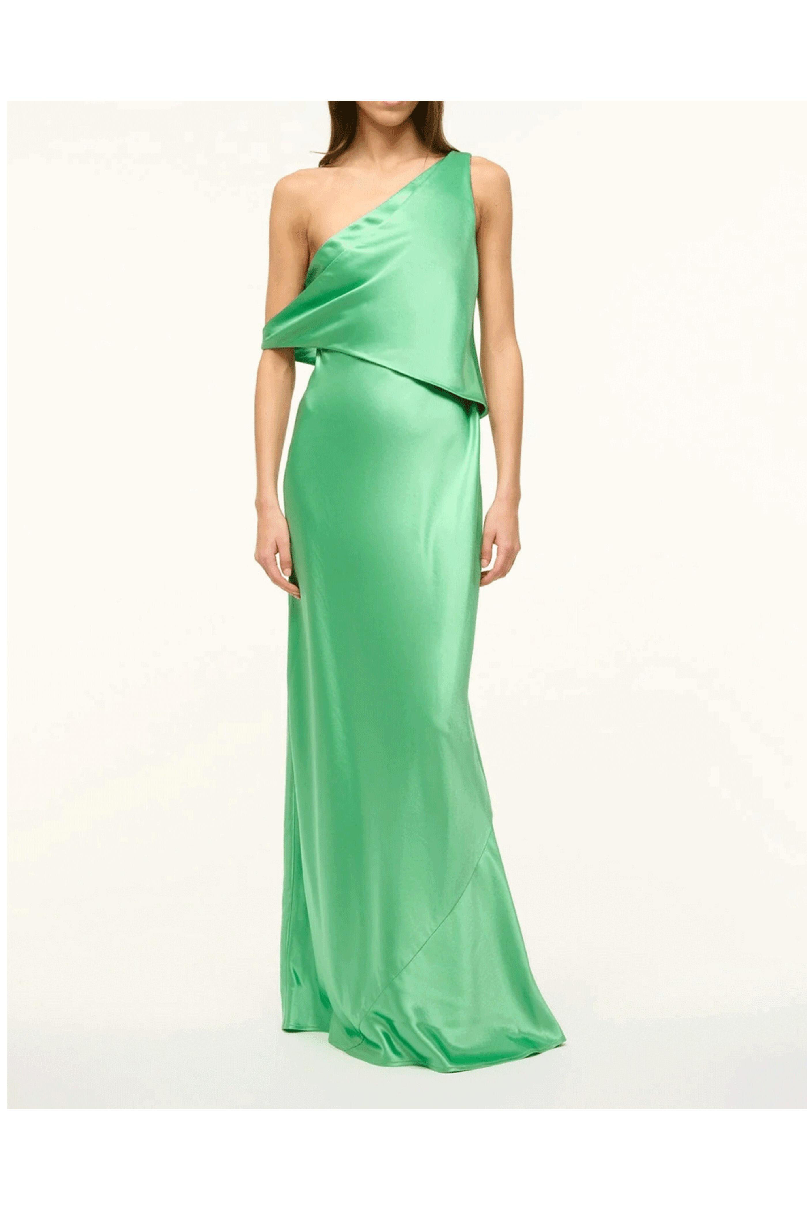 seaweed green dress Staud Women's Naomi bandeau