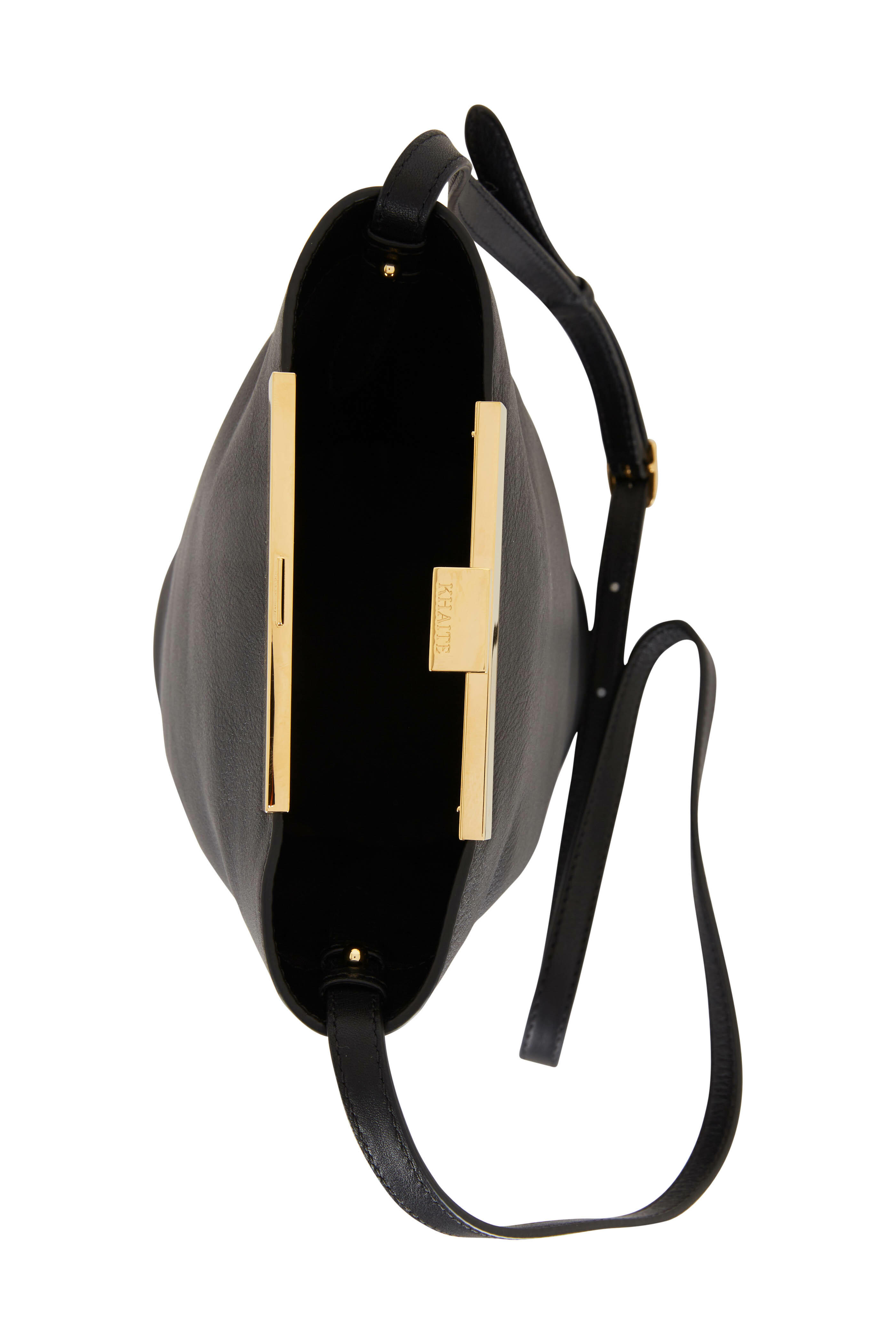 ショルダーバッグ・ポシェット KHAITE Woman Shoulder bag Black H2040877 200 Cate Bag in Black Leather – KHAITE