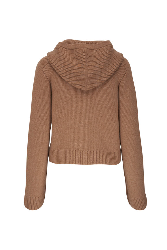 Khaite - Winston Brown Double-Faced Cashmere Hoodie