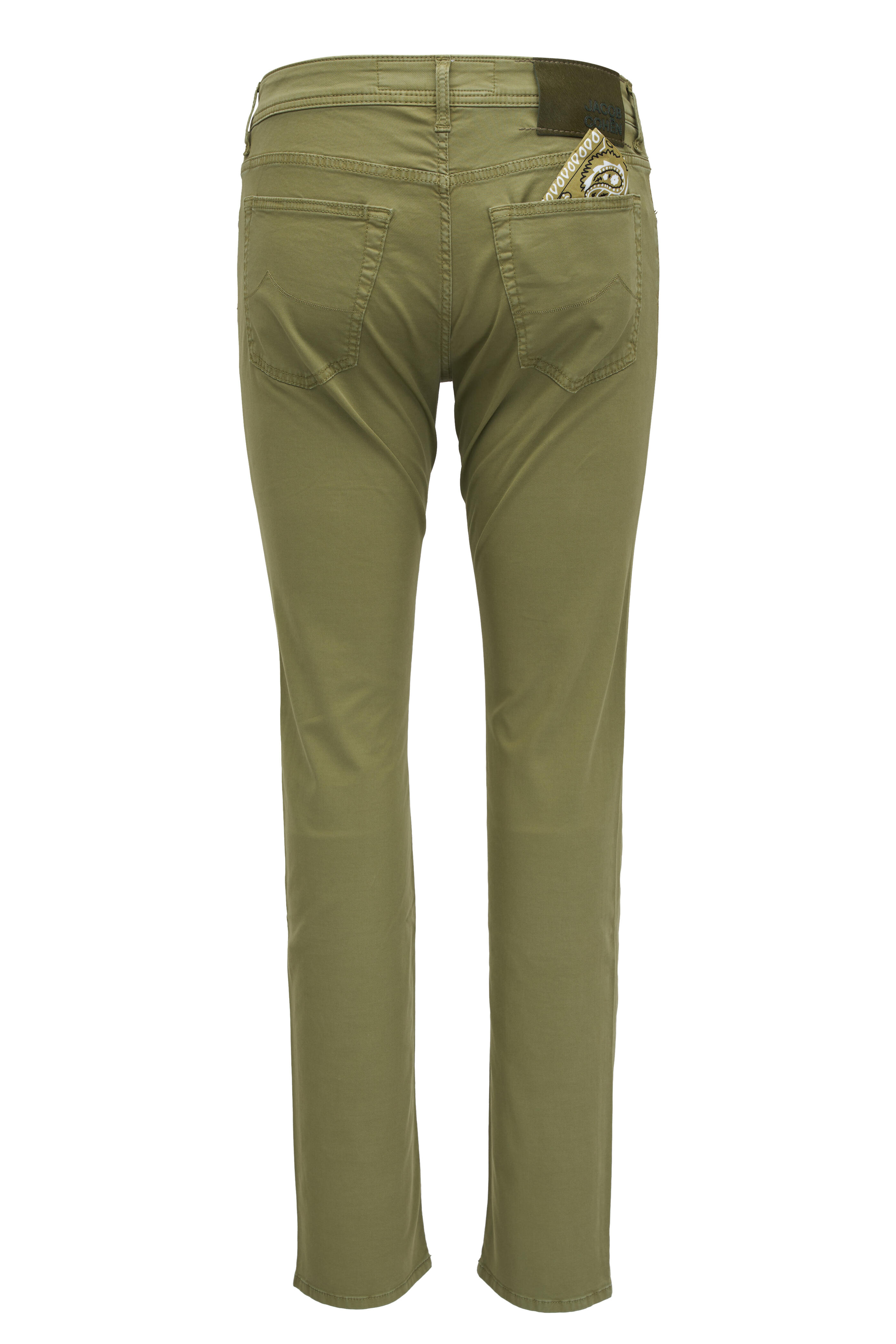Jacob Cohen - Green Five Pocket Pant