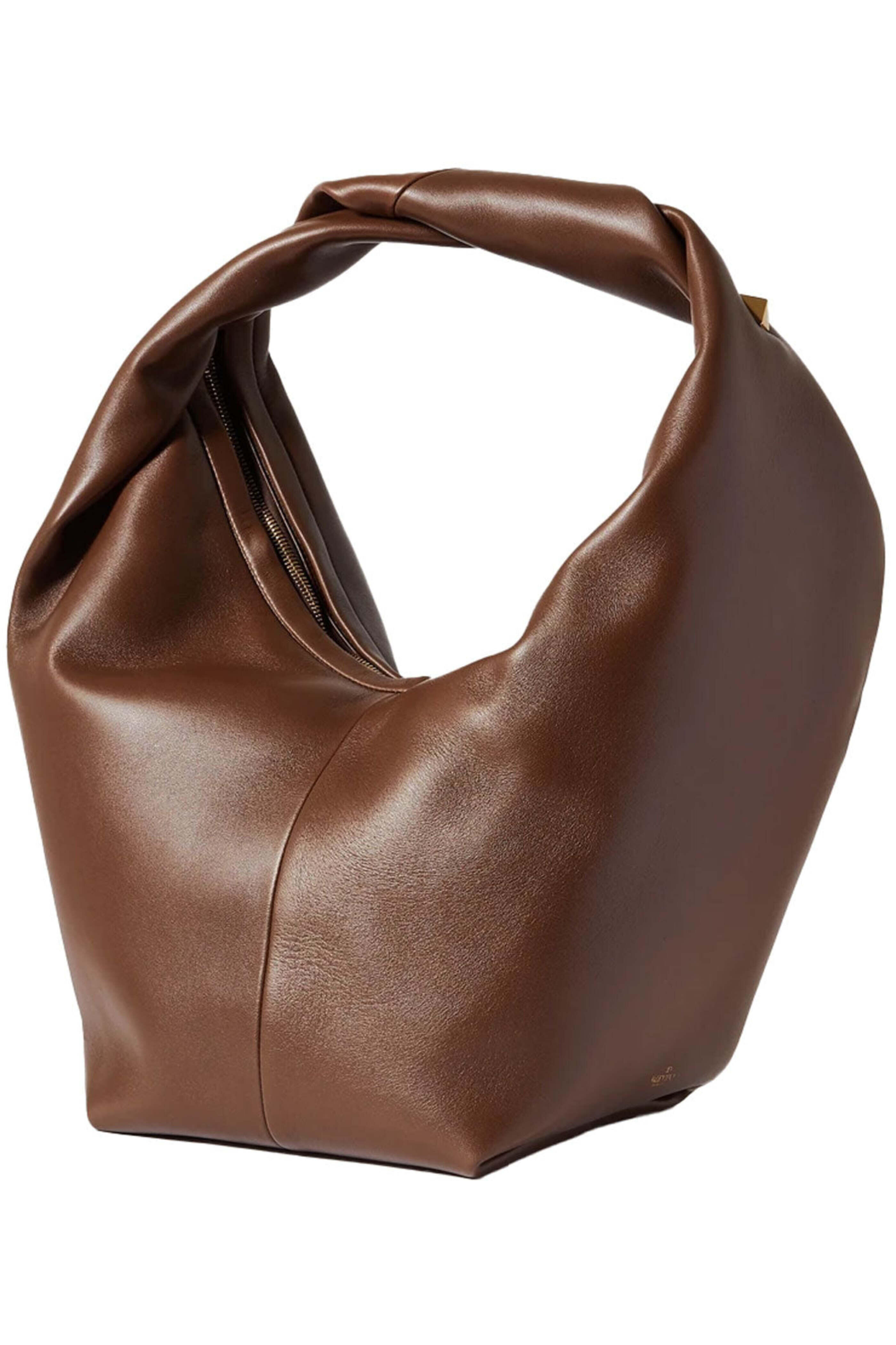 Valentino Garavani - Large Hobo Shoulder Bag in Brown