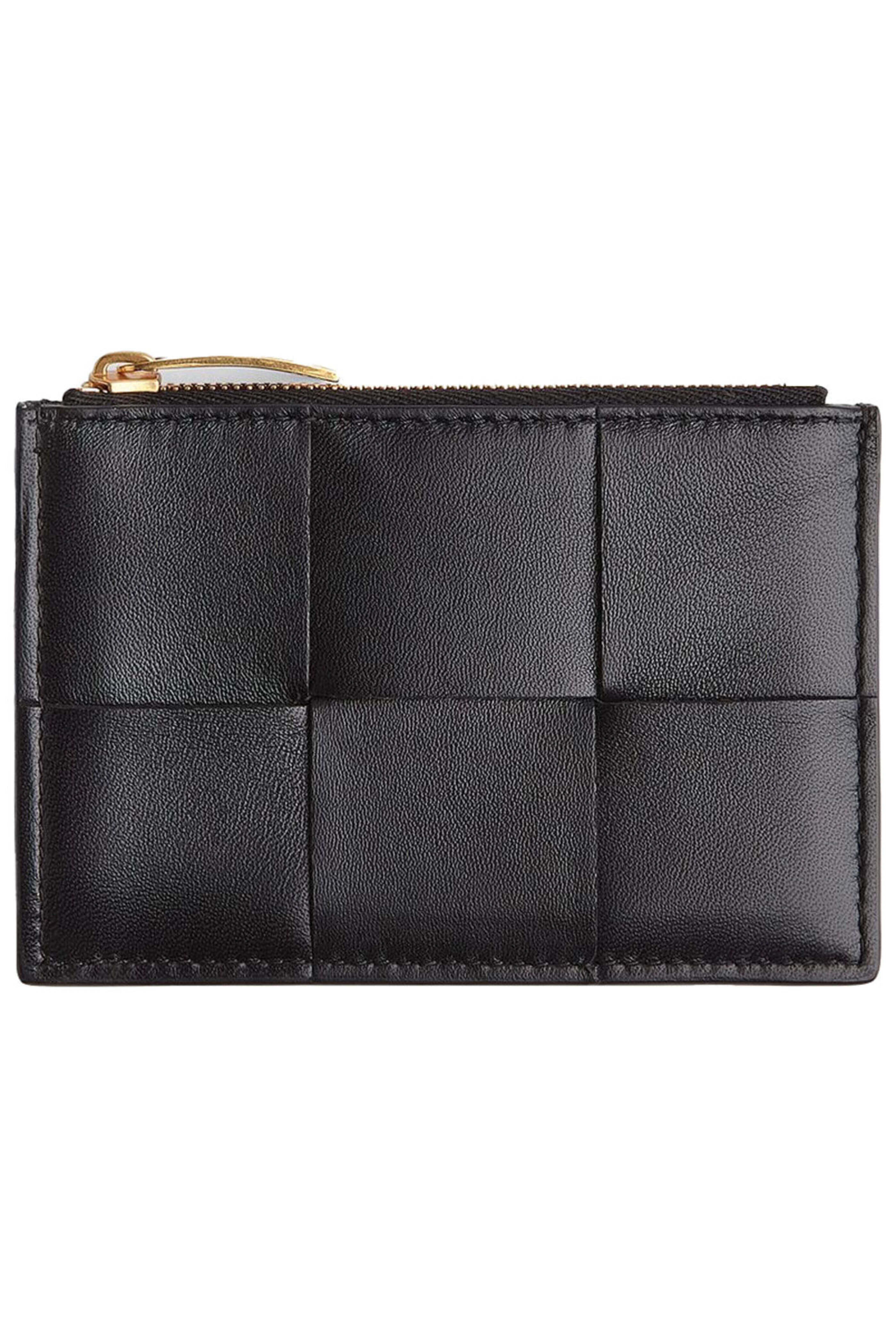 Bottega Veneta - Zipped Card Holder in Black