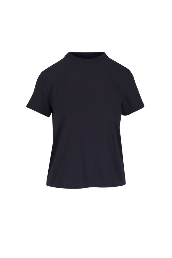 Vince Navy Blue Cotton T-Shirt