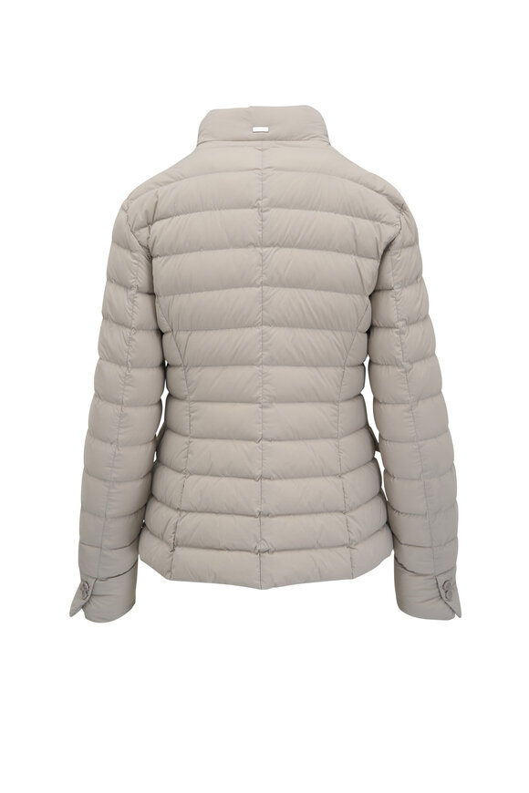 Herno - Beige Quilted Nylon Jacket 