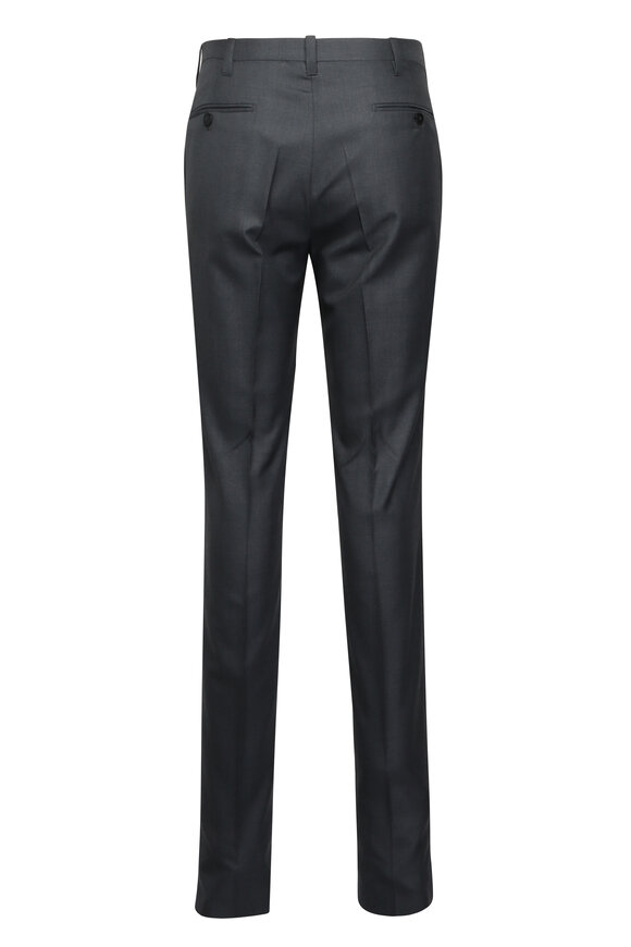 Cesare Attolini Solid Gray Wool Suit - view 5