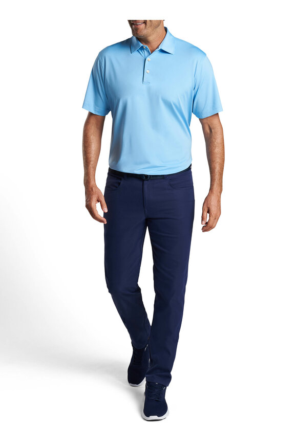 Peter Millar - Cottage Blue Short Sleeve Polo