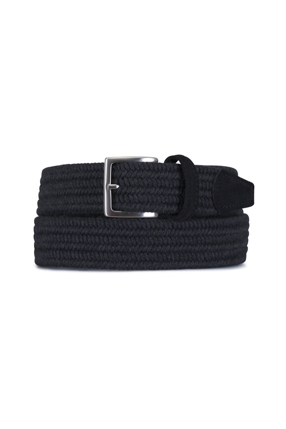 Anderson's Charcoal Gray Elasticized Woven Belt