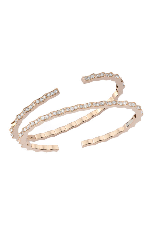 Walters Faith - Clive II 18K Rose Gold & Diamond Hinge Bracelet