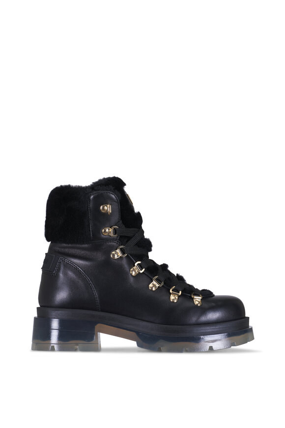 Bogner - Swansea Black Leather & Shearling Boot