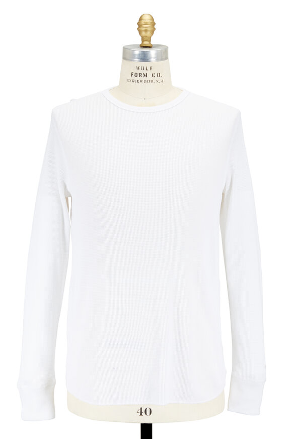 Rag & Bone - Bright White Thermal Crewceck Top 