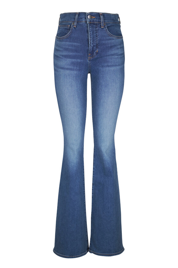 Veronica Beard Beverly Bandit Dust Mid-Rise Skinny Flare Jean - view 1