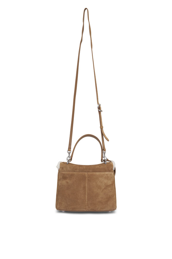 Balenciaga Mini Rodeo Noce Suede & Fleece Top Handle Bag - view 2