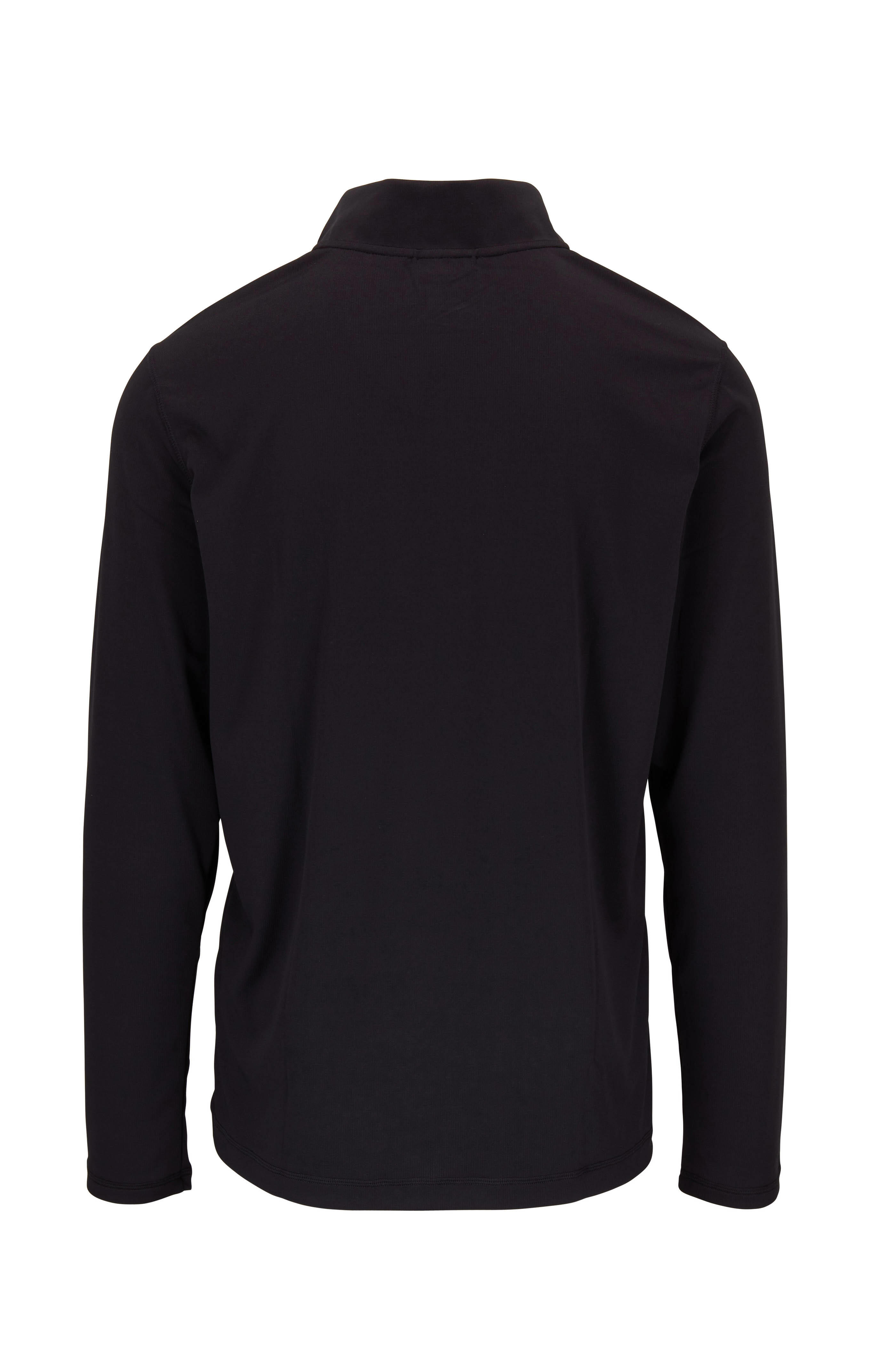 Rhone Apparel - Sequoia Black Quarter-Zip Pullover