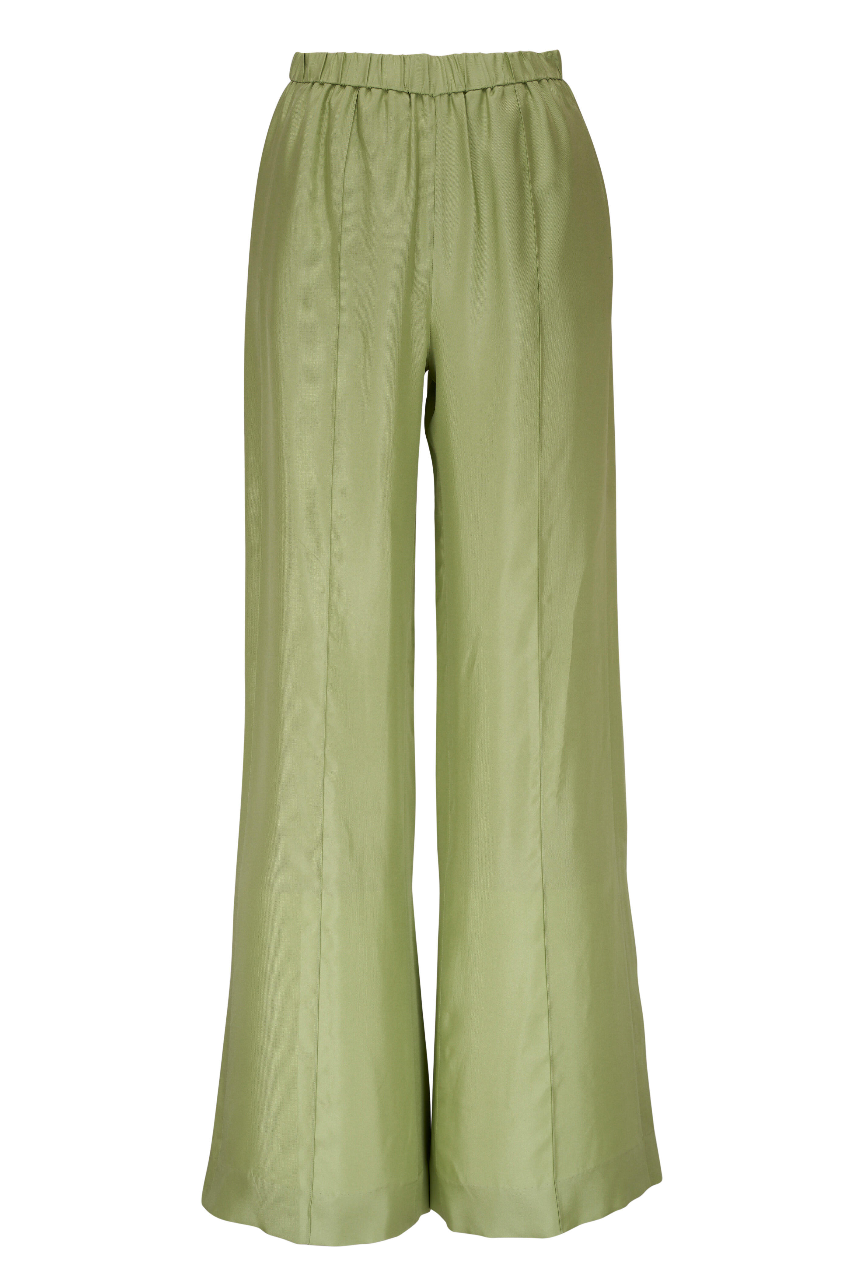 Dorothee Schumacher - Sensual Coolness Green Silk Pant