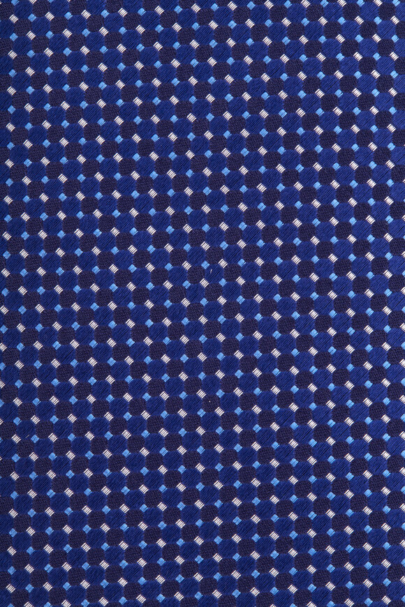 Eton Navy Geometric Print Necktie - view 2