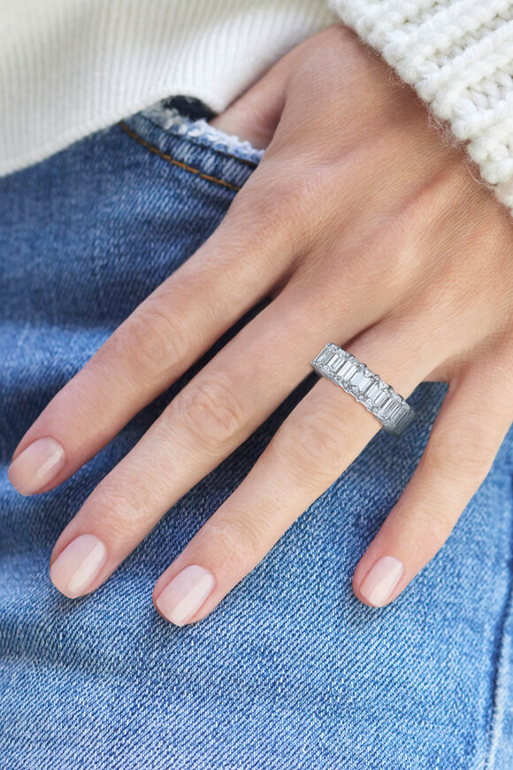 Kwiat Platinum Diamond Eternity Band