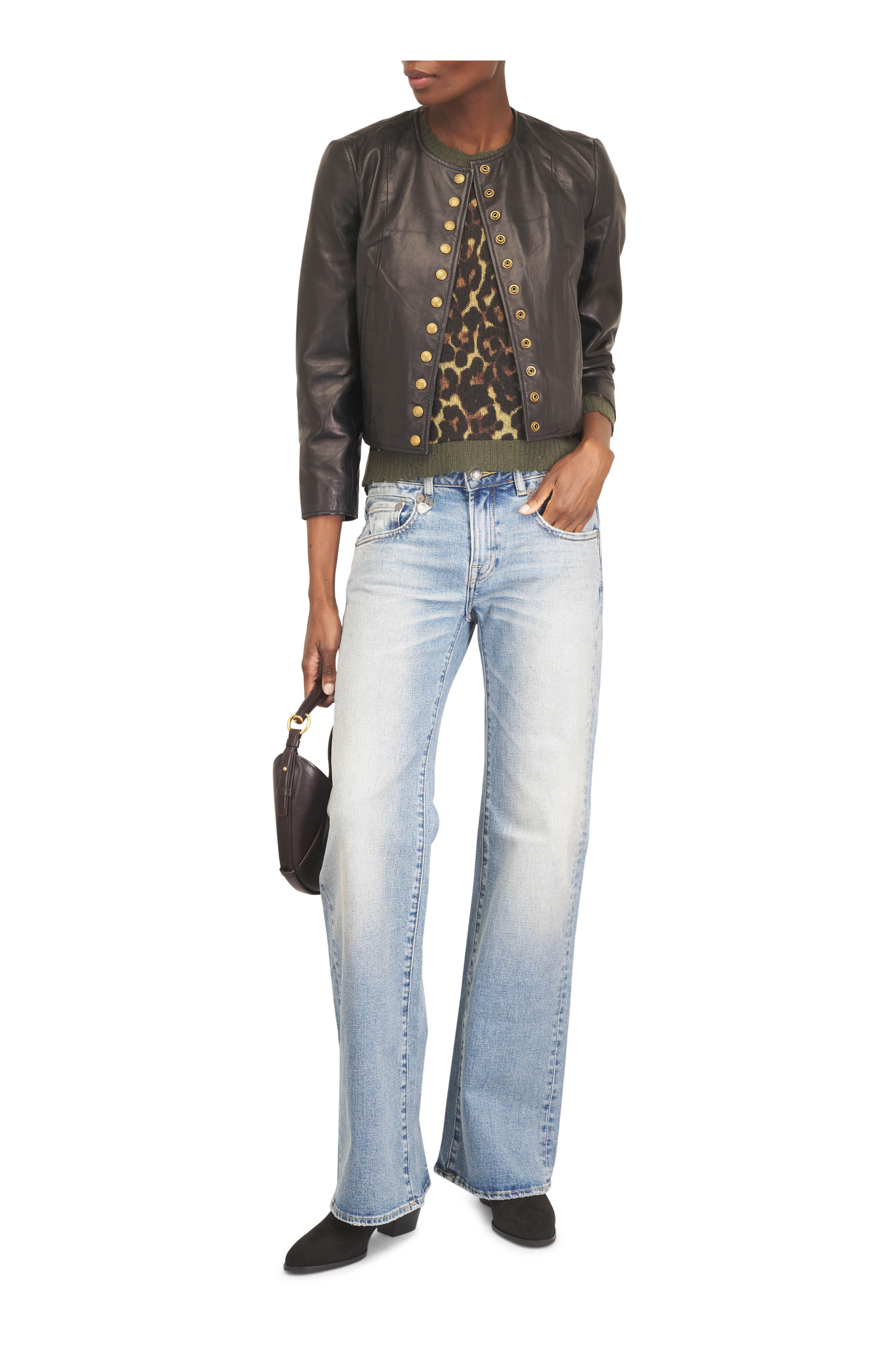 Ron White - Margo Black Onyx Suede Boot - view 2