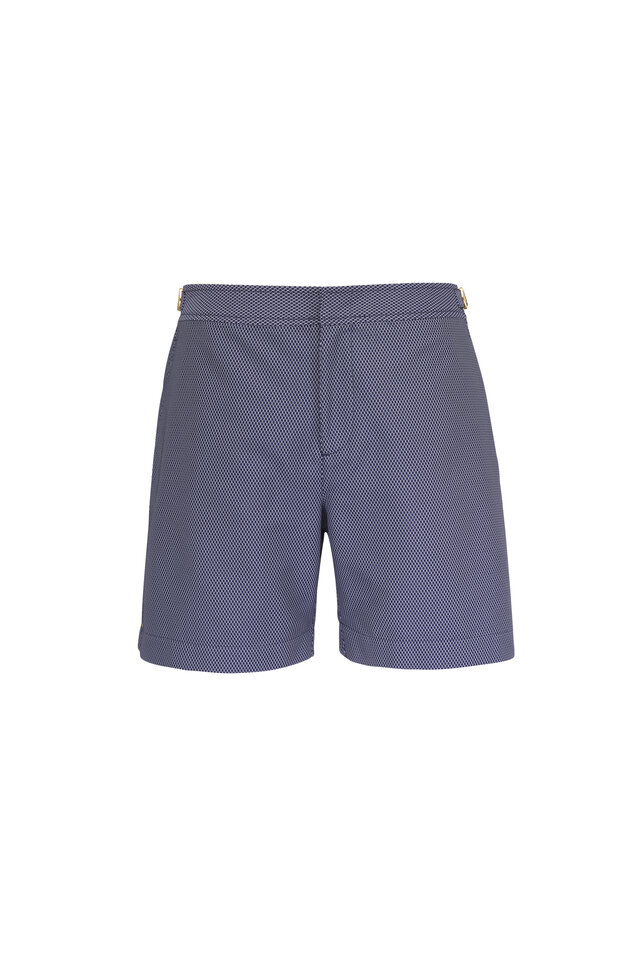 Orlebar Brown - Crystal Sea Geo Tela Swim Trunks