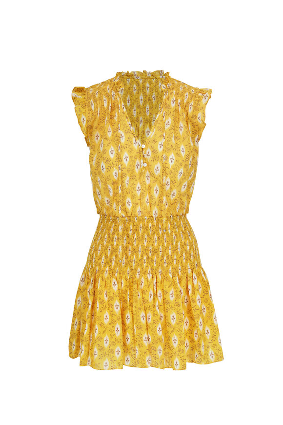 Veronica Beard - Rayna Yellow Floral Dress 