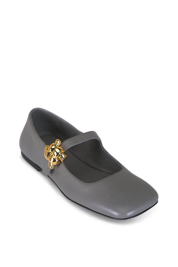 Bottega Veneta Lagoon Nappa Mary Jane Flat - view 1